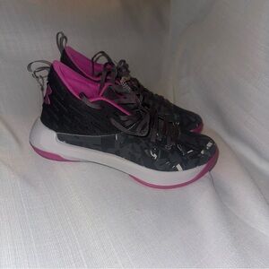 Under Armour Black and Pink Women's Sneakers